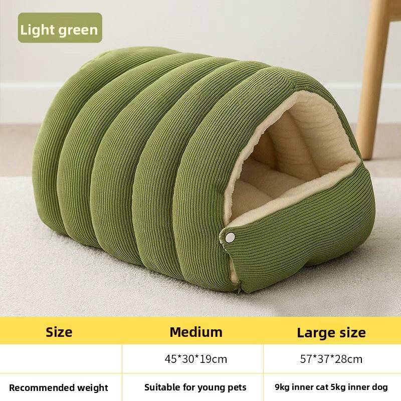 Cama Aconchegante Isolada Para Animais de Estimação Com Capa Removível Para Uso no Inverno Adequada Para Gatos e Cães Pequenos