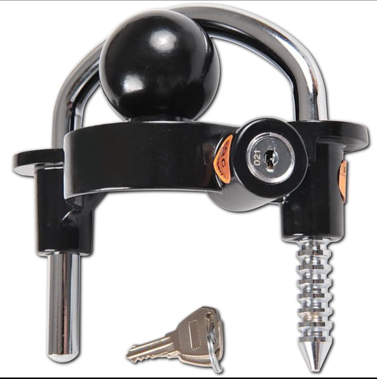 VICHE CATT Противоугонный Замок на Фаркоп Фаркопный Кронштейн Сцепное Устройство Замок на Ключе с Ключом Держатель Фаркопа Шарик Фаркопа Груз (черный)