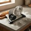 Manual Bread slicing Suction Cup Feet Hand Crank Stable Base