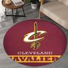 football Cavaliers Logo Round Rug for Livingroom,Bedroom, Palyroom, Chair Rug, Area rug, Circle Carpet, Large Size Fan Christmas gift
