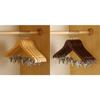 2PCS Trendy Solid Wood Clothes Rack Non Deformable Luxury Closet Storage Hook with Clip Household High-quality Clothes Hanger