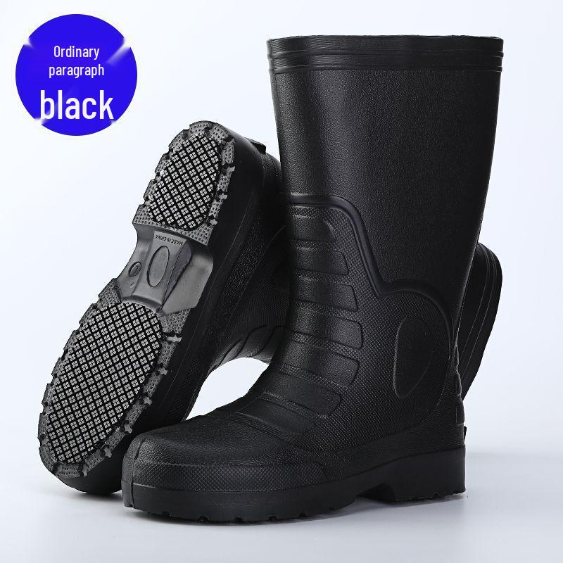 

Eva Foam Non-Slip Waterproof High-Top Winter Boots: Thickened, Wear-Resistant, Oil-Proof, Hygienic for Kitchen & Rain Use. 46/47
