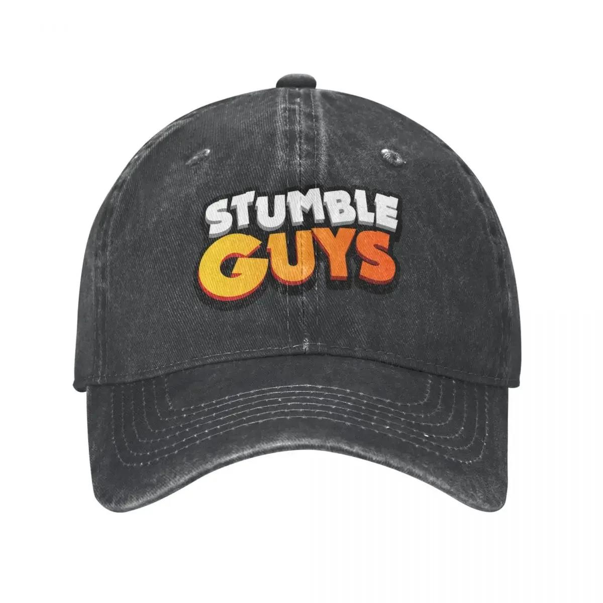 

Stumble Guys Cartoon Baseball Caps Distressed Washed Game Headwear for Men Women Outdoor Activities Adjustable Fit Cap Hat Adjustable& 8Y