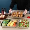 Nufeng Thickened Stainless Steel Square Tray with Lid