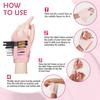 Soft Silicone Makeup Tool Adjustable Makeup Brush Accessories Makeup Palette Wrist Strap Color Palette with Storage