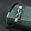 Bangles Men Bracelet Stainless Steel Braided Bracelets Classic NO.8 Bracelet  Jewelry Gifts