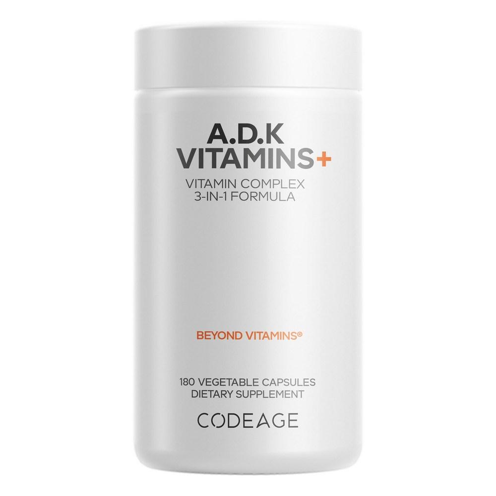 Code Age A.D.K Vitamins+ Vegetable Capsules 1 pcs 180 Tablets