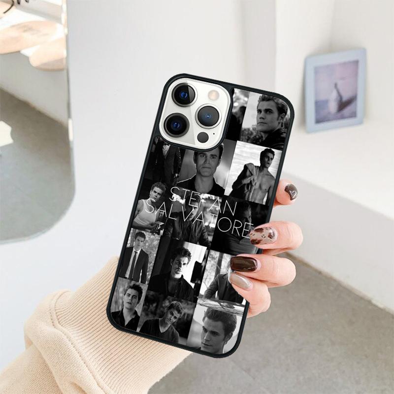 Damon Salvatore Vampire Diaries Phone Case For iPhone 17 Air 16 15 14 11 12 13 Pro MAX Plus coque Cover Shell