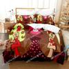 Anime Panty Stocking Garterbelt Bedding Set 3D Printed Suitable for Bedroom Duvet Cover Set With Pillowcases Kids Home Textile