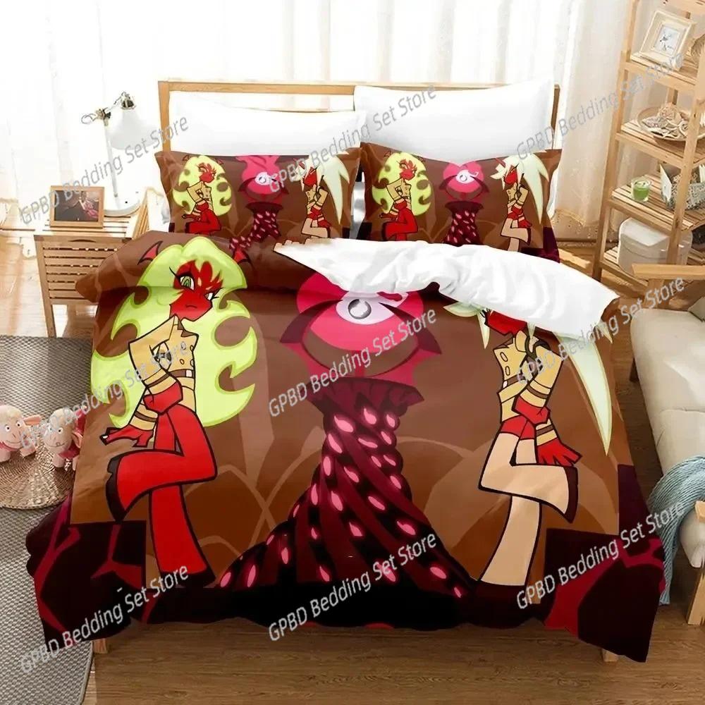 Anime Panty Stocking Garterbelt Bedding Set 3D Printed Suitable for Bedroom Duvet Cover Set With Pillowcases Kids Home Textile