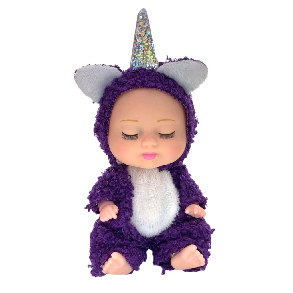5 Inch 13CM Sleep Doll Simulation Baby Bjd Rebirth Doll Animal Clothing Sleeping Doll
