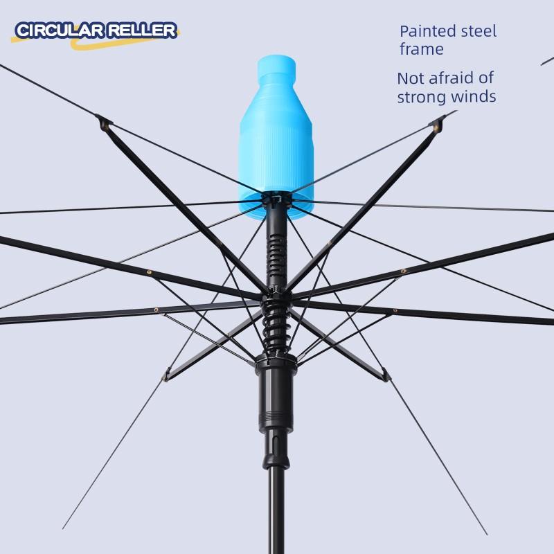 Cute Cartoon Children's Umbrella for Kindergarten and Elementary School Students, Boys and Girls, with Waterproof Cover, Dual-Use for Sun and Rain
