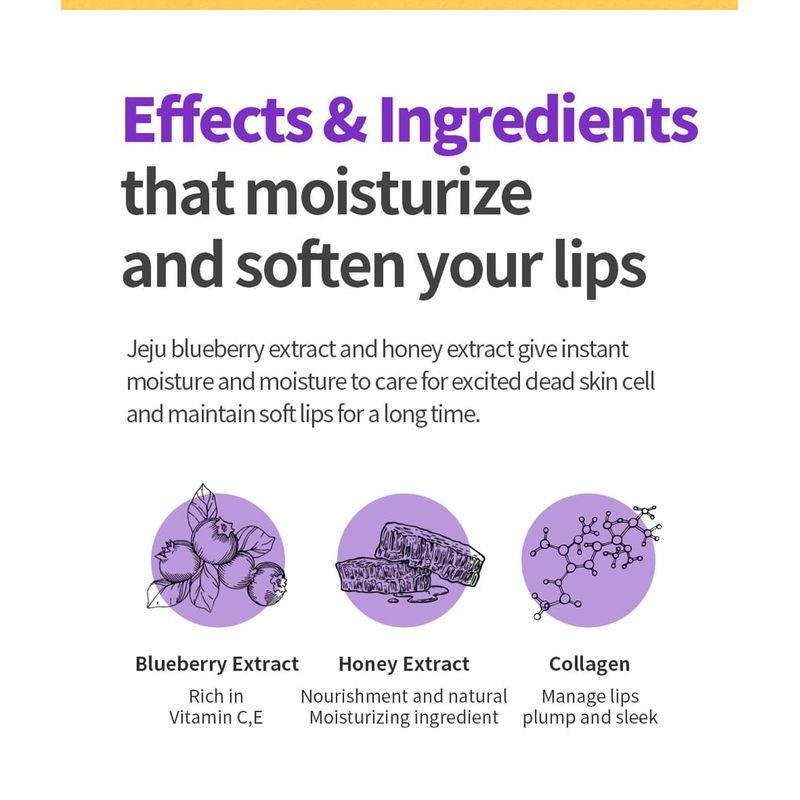 FRUDIA - Blueberry Hydrating Honey Lip Balm Tube