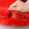Winter New Sweet Love Heart Shaped Women's Top-handle Bags Confortable Soft Plush Ladies Handbags Fashion Multiple Color Optional Female Shoulder Bags