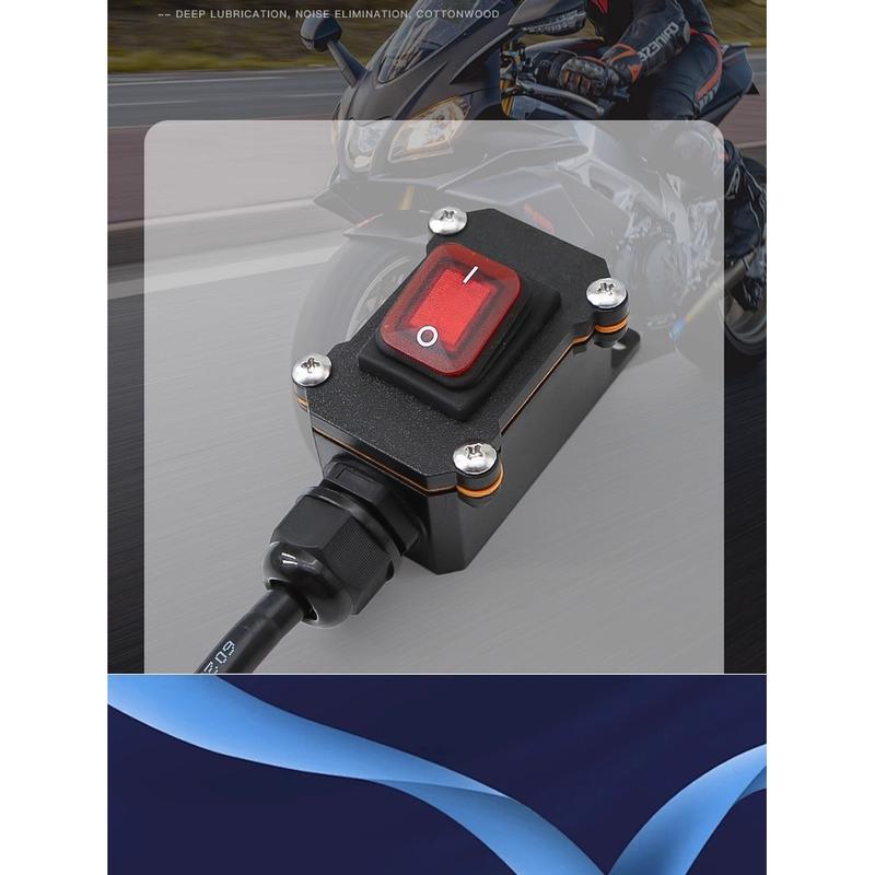Heavy Duty Motorcycle Battery Disconnect Switch 12V 24V DC Waterproof Power Cut Power Master Switch