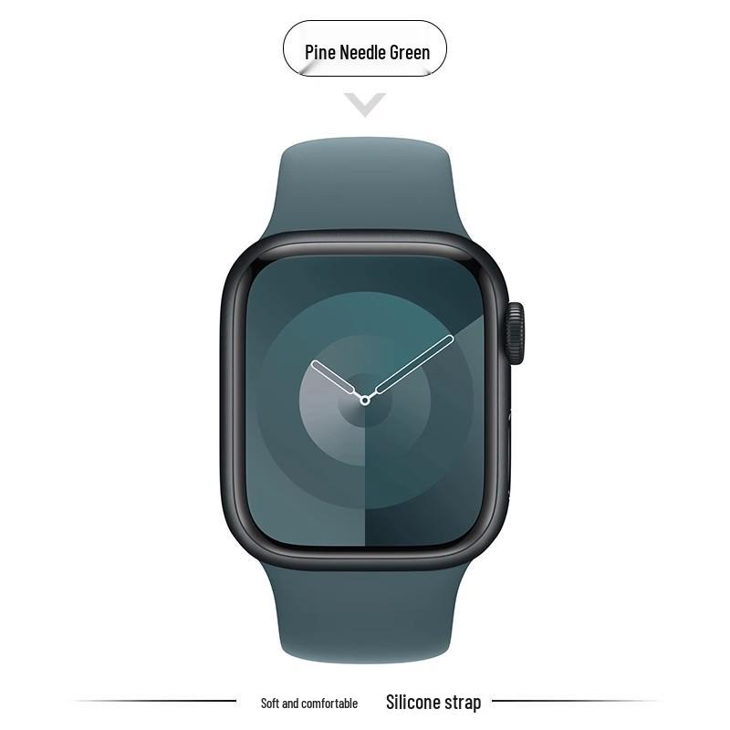 Kompatibles Silikonarmband für Apple Watch Series 8, 9, 10 und 11 - Neues Standardmodell für Mädchen (S)