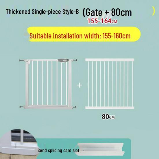 Safety Gate for Babies & Pets: Stairwell & Hallway Barrier Enclosure