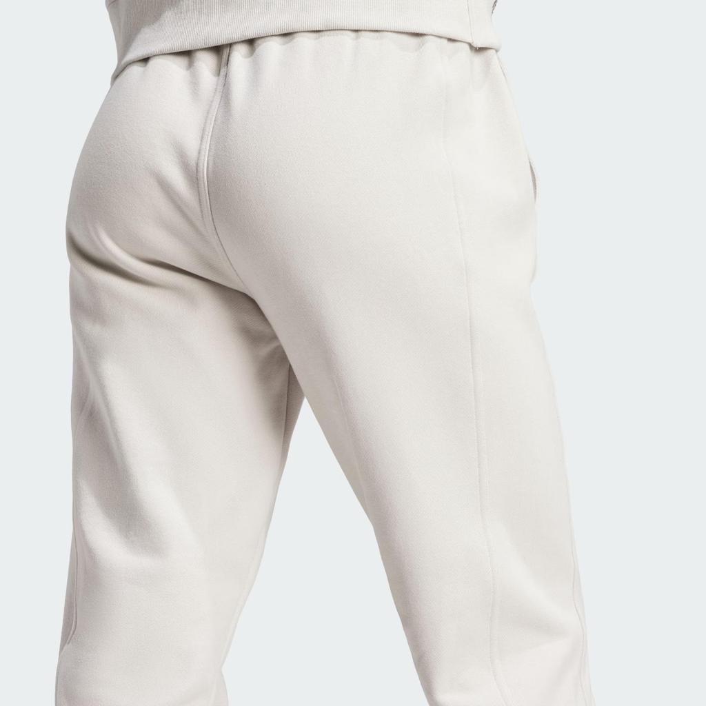 adidas X Stella McCartney Regular Sweat Pants Solid Logo Fleece Cuffed Knit Joggers Women Bottoms Pearl-Pink IU0876
