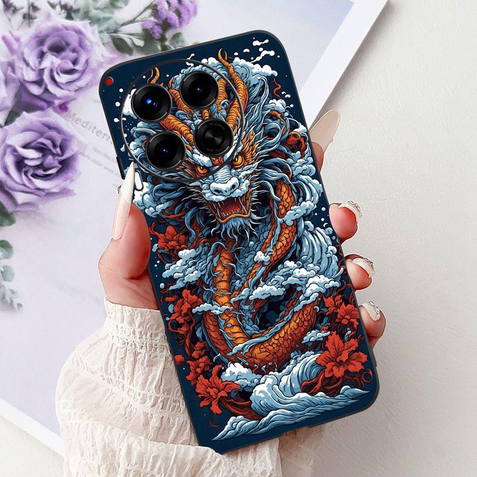 Black For Tecno Camon 30 CL6 CL6k Phone Case For Techno Camon 30 5G CL7 Cover Luxury Fashion Funny Cute Funny Painted Soft TPU