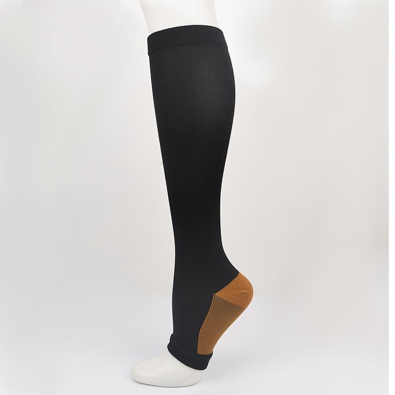 Zipper Compression Sports Socks - Beauty Leg Support Sox