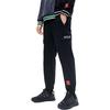 FILA X MIHARA YASUHIRO MIHARA YASUHIRO Collaboration Collection Knitted Sweatpants Men's Jet Black Moderate Cuffed Pants F11M213805F-BK