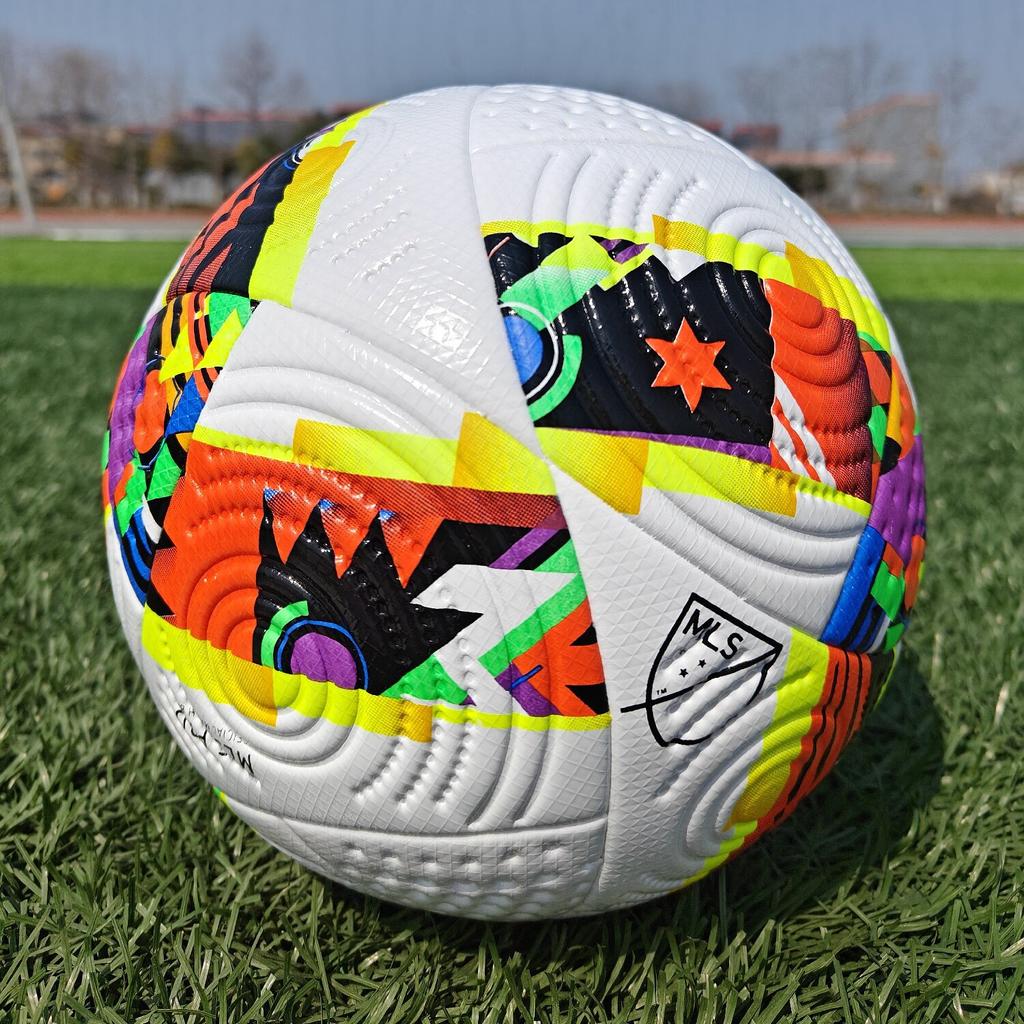 New Machine Sticker European Cup No. 5 Football Explosion-Proof And Wear-Resistant Pu Seamless Hot Bonding Adult Student Competition Training Ball