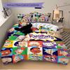 3pc Rugrats Characters Bedding Set Guest Room Bedroom Decor Christmas Halloween Decor Birthday and Holiday Gifts- All Seasons 3pcs Quilt 123
