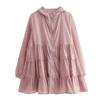 Summer Lightweight Sunscreen Clothing Women's Hooded Mid-length Loose and Thin Covering Meat Large Size Korean Version of The Jacket