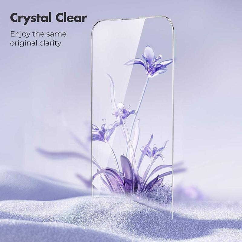 4Pcs Tempered Glass For iPhone Air 14 13 12 11 15 16 17 Pro Max Screen Protector For iPhone 7 8 X XS XR Protective Glass Film