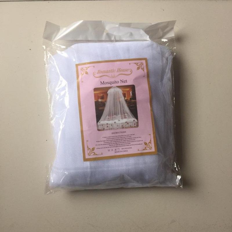 Summer White Pink Blue Round Lace Curtain Dome Bed Canopy Netting Princess Mosquito Net Suit for 1.2m-1.5m Child Bed Double Bed