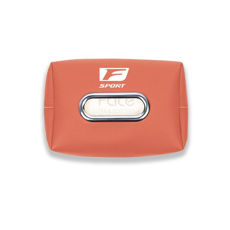 Interior Stickers Car Seat Back Tissue Box Auto Leather Tissue Holder For Lexus Fsport GS GX IS LS LX CT LC RC LBX NX RX 350h 45