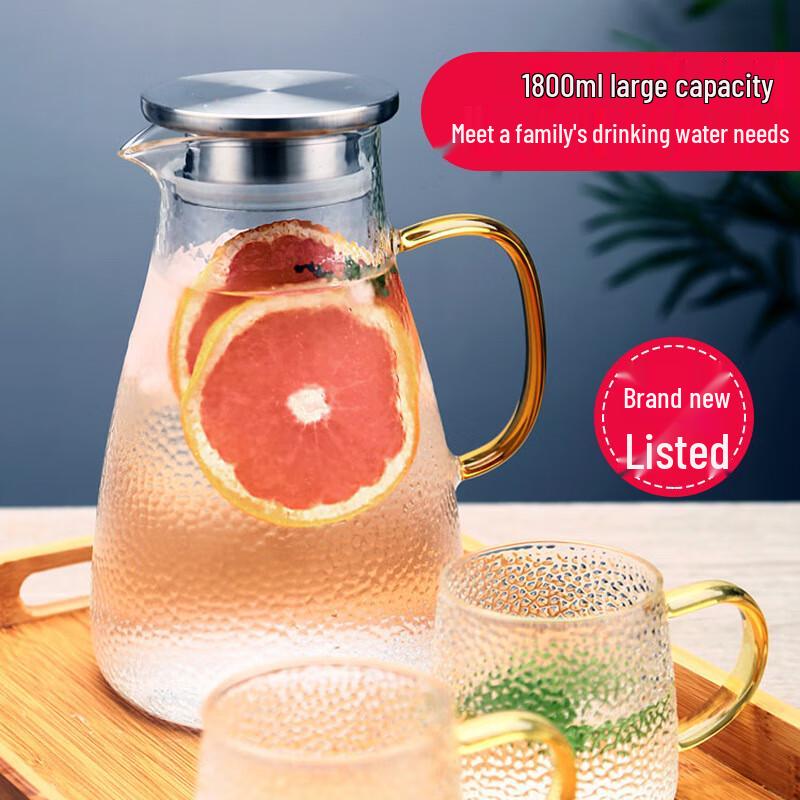 High Borosilicate Glass Water Pitcher