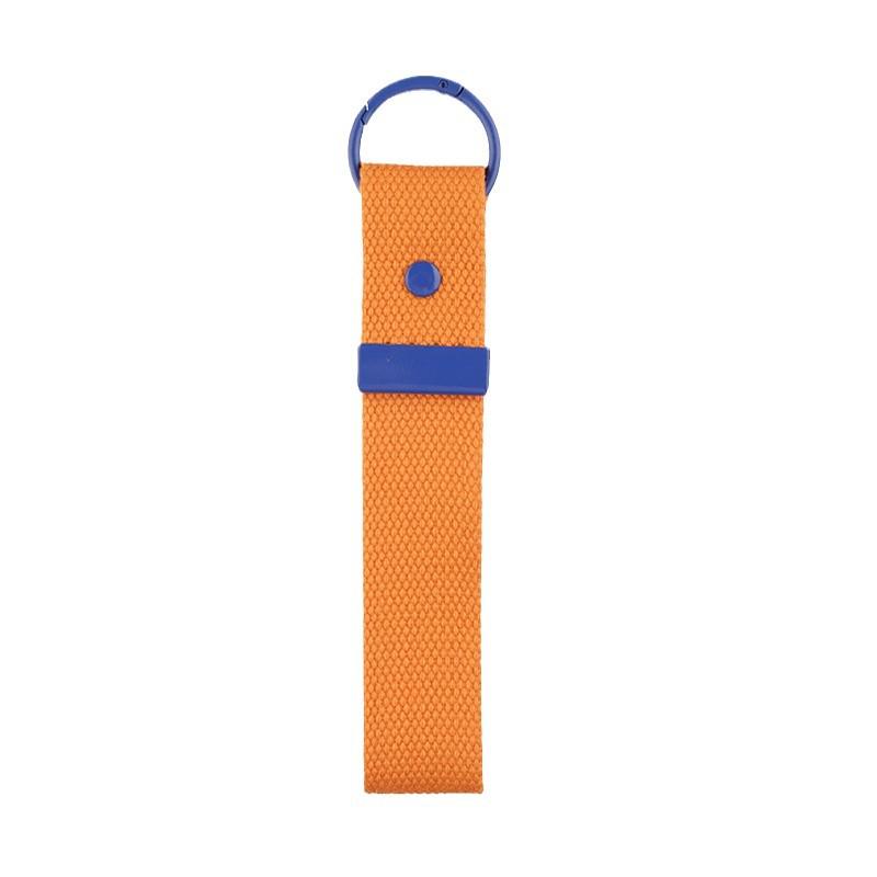 Korean INS Style DIY Canvas Embroidery Keychain - Handmade Heat Transfer Blank Keyring Pendant.