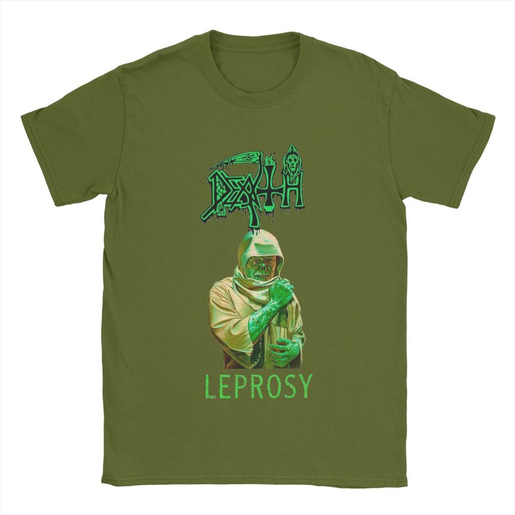 Summer Death Leprosy Death Metal Men Women's T Shirts Outfits Novelty Tee Shirt T-Shirts Cotton Gift Idea Clothing