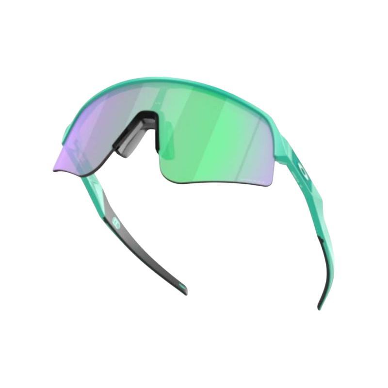 Oakley Temple Logo Onobtanium Irregular Sunglasses Unisex Couple Green