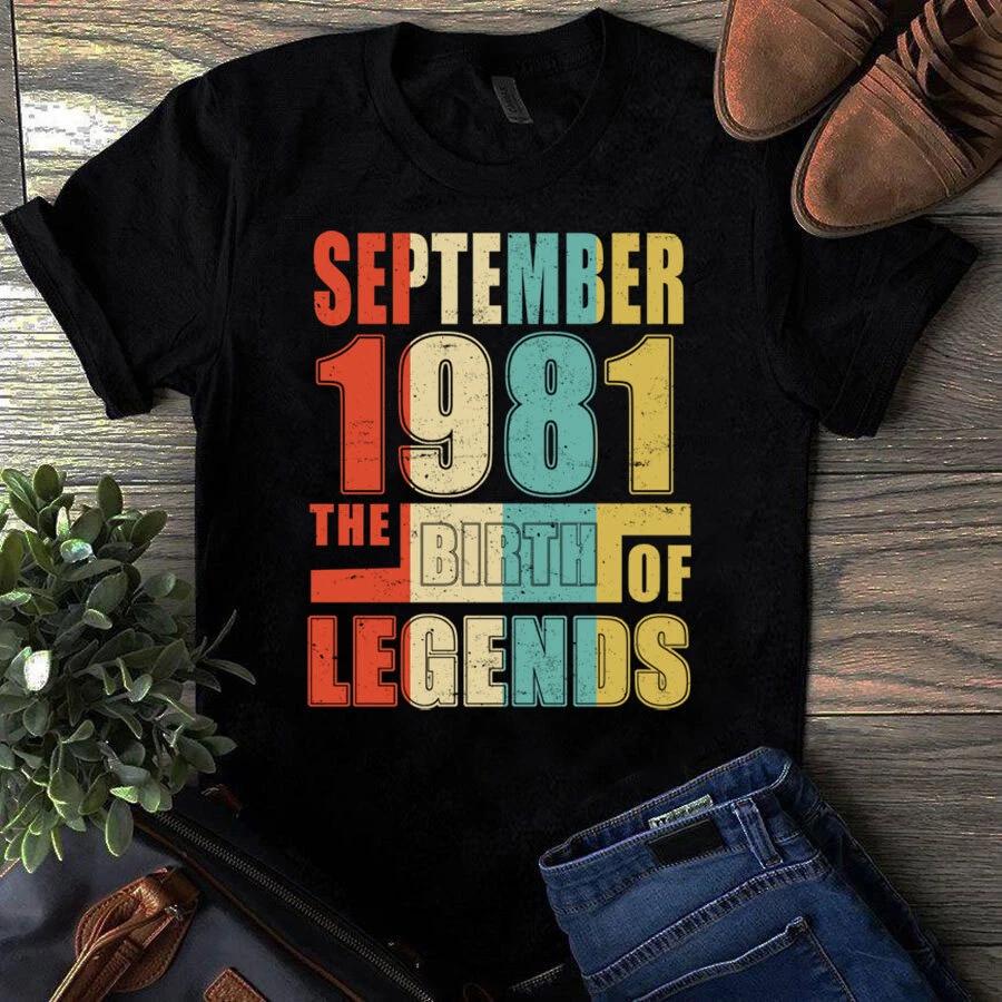Men s and Women s T-shirts September 1981 The Birth XXL