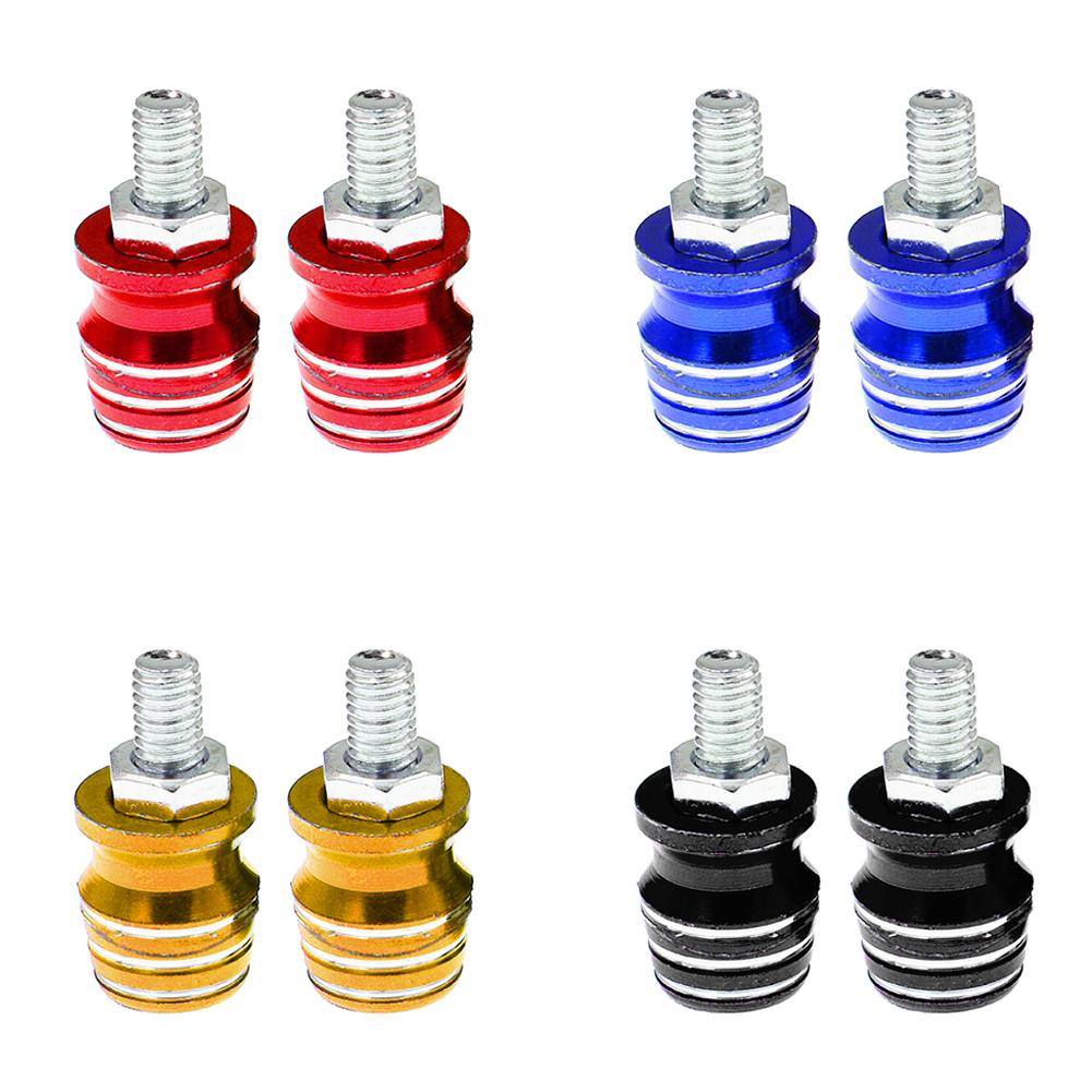 2ks 5mm hliníkový stojan na motocykl Šrouby Cívky kyvné vidlice Posuvný stojan Šroub kyvné vidlice Příslušenství pro Yamaha Honda Suzuki Kawasaki