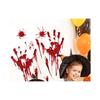 Trace Decoration Halloween Vinly Decal Blooding Handprint Sticker Bloody