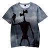 Kids Horror Siren Head 3D Printed T Shirt Toddler Cartoon T-Shirt Boys Girls Teens Anime Tee Tops Summer 4-20Y Children Clothes
