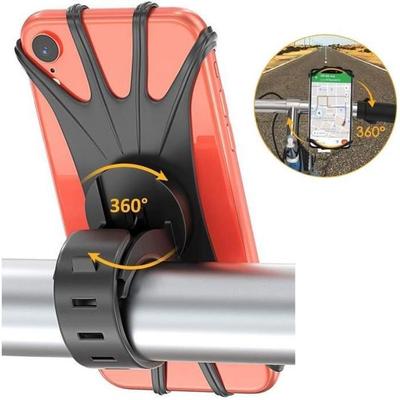 Bike Phone Holder - SNAKIOX - Universal - 360° Rotation - Quick Installation - Shockproof