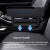 Car Central Control Seat Pocket Organizer with 2 USB Chargers,Retractable QC3.0 Cables,Multifunctional Seat Space