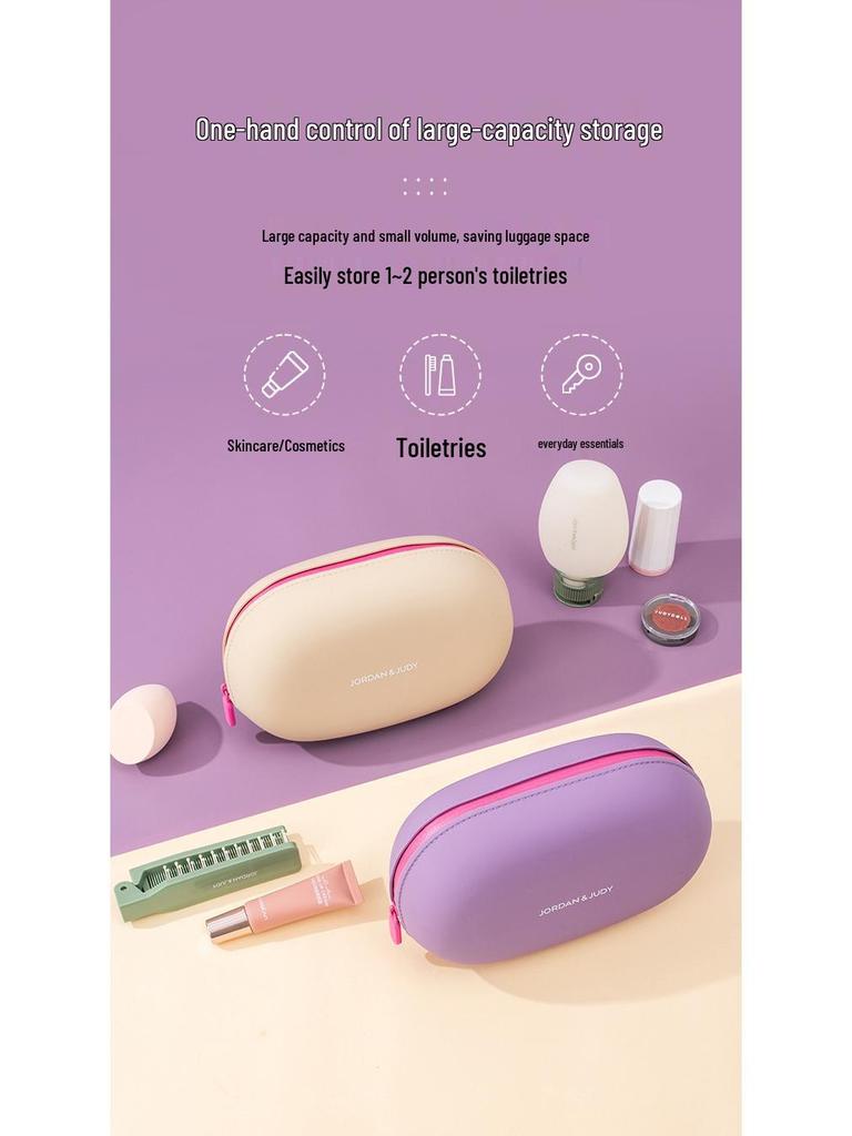 Waterproof Silicone Travel Toiletry and Makeup Bag for Men