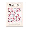 Abstrakte Matisse Coral Flower Dancer Line Wandkunst Ölgemälde Poster und Druckgrafik Wohnzimmer