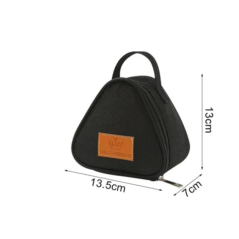 Mini Triangular Insulation Bag Aluminum Foil Thermal Cooler Lunch Tote Student Rice Bag Lunch Box Bento Lunch Carry Bags