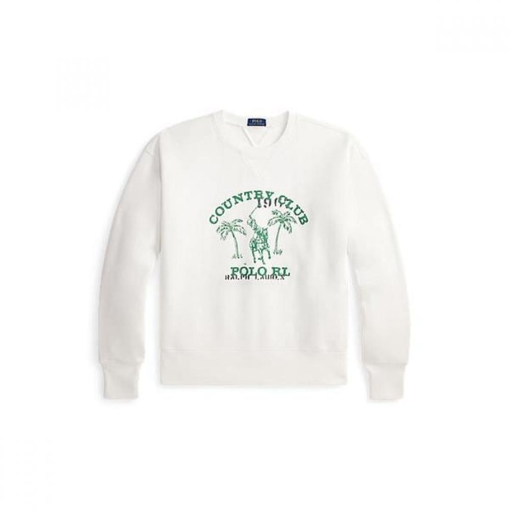 Polo Ralph Lauren Men S Vintage Fit Fleece Graphic SweatShirt