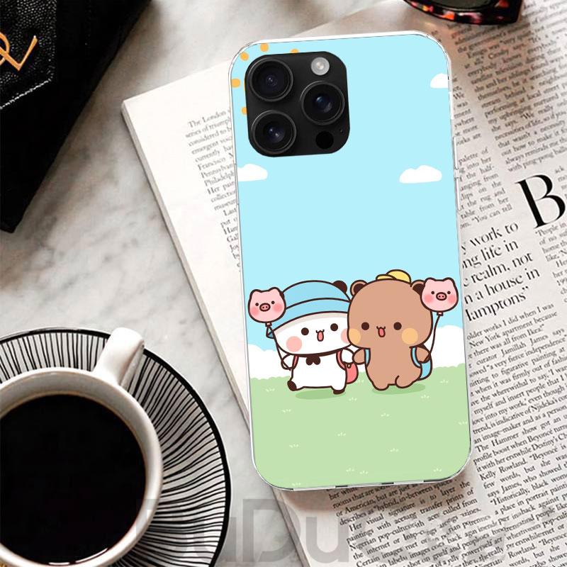 Bubu Dudu Cartoon Cute Cover For iPhone 17 Air 16 16E 15 Pro Max 14 Plus 13 Mini Phone Case 12 11 7 8 SE Customized Print Shell