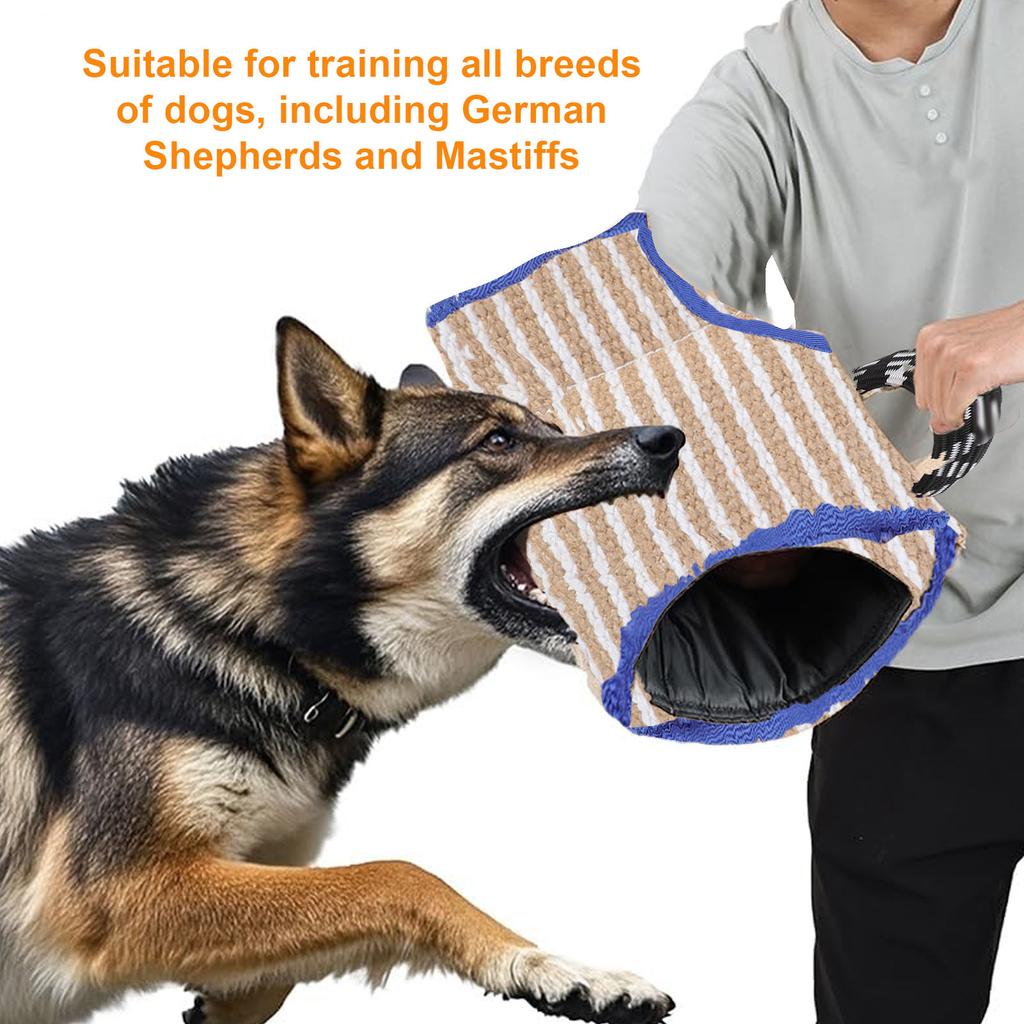 Hundträningshylsa Armskydd Justerbar Bekväm Hundbett Dragkrok för Schäfer Mastiff