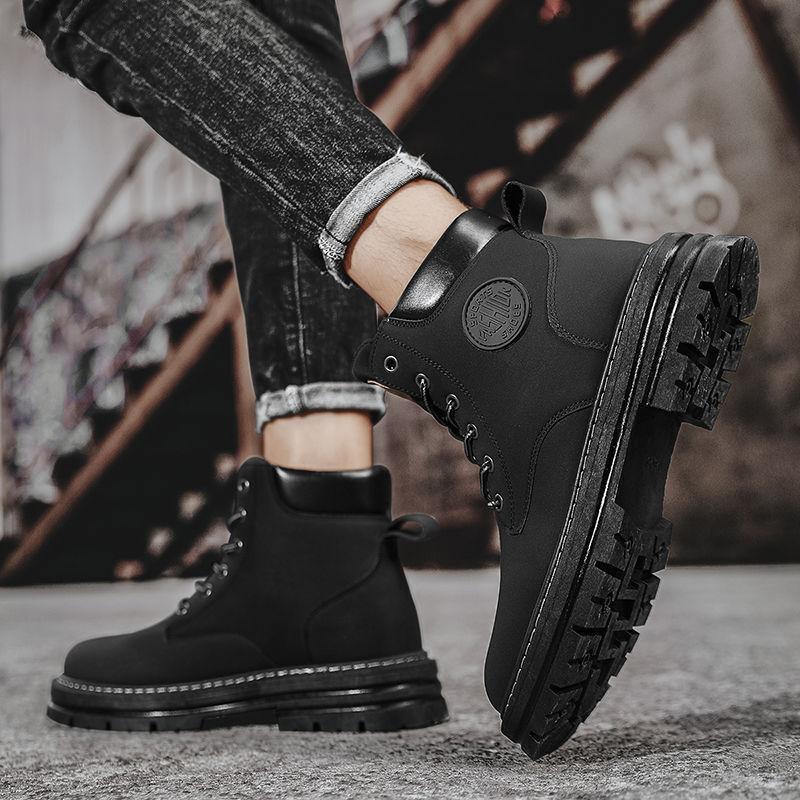 Pánské podzimní pracovní boty Martin odolné proti opotřebení, stavební, pracovní boty Martin, nářadí, nepromokavé a protiskluzové, horolezecké, podzimní