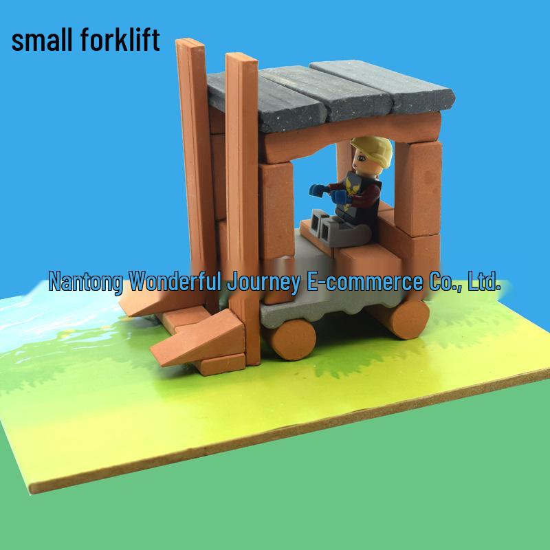 Little Bricklayer DIY Cement House Building Blocks - Educational Toy for Children