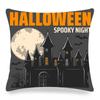 Halloween Pumpkin Ghost Castle Digital Printing Short Plush Pillow Covers for Car Sofa Office Cushion Cover Home Goods 60x60cm
